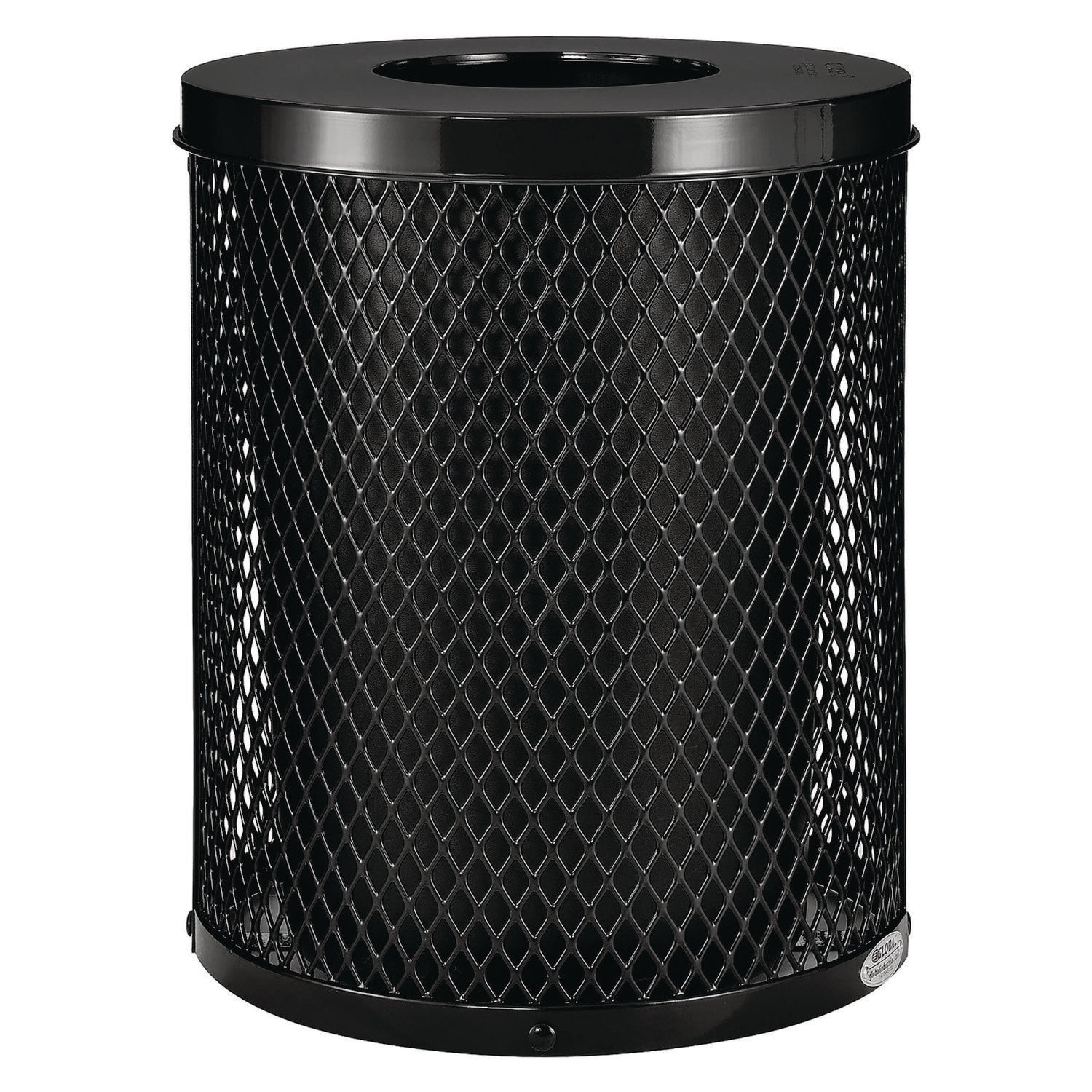 global-industrial-outdoor-diamond-steel-trash-can-36-gal-black-gbe261924bk_1